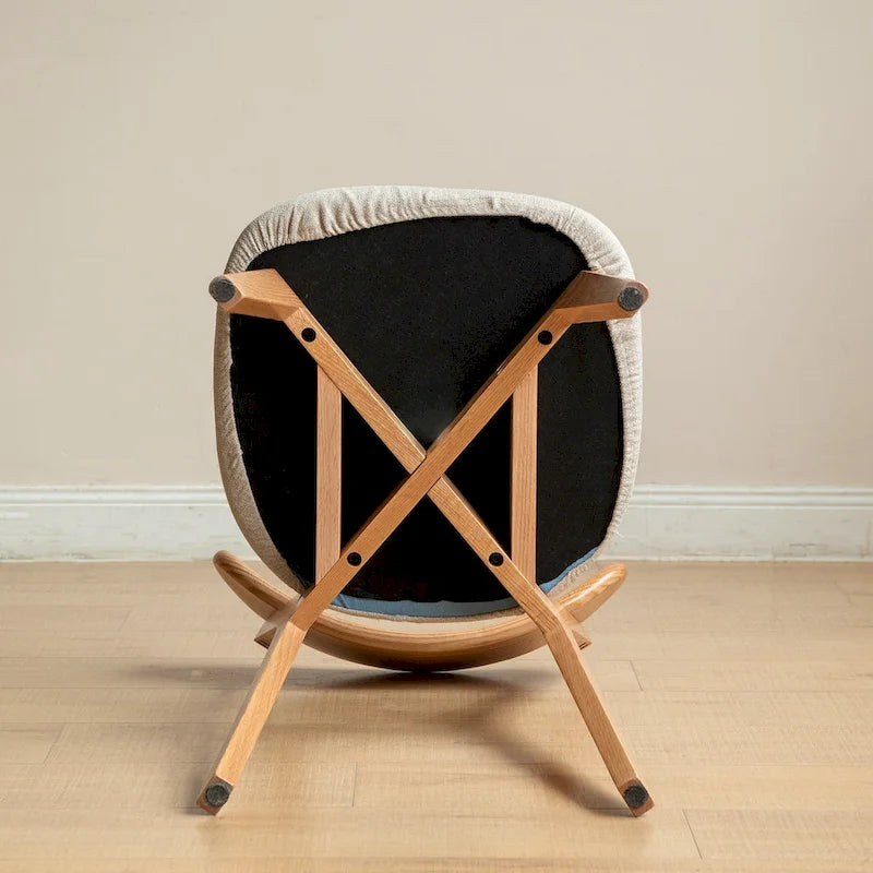 (Lot de 4) Chaises de salle à manger en bois de chêne massif de catégorie FAS, fabriquées en Amérique du Nord, 100 % sans impuretés