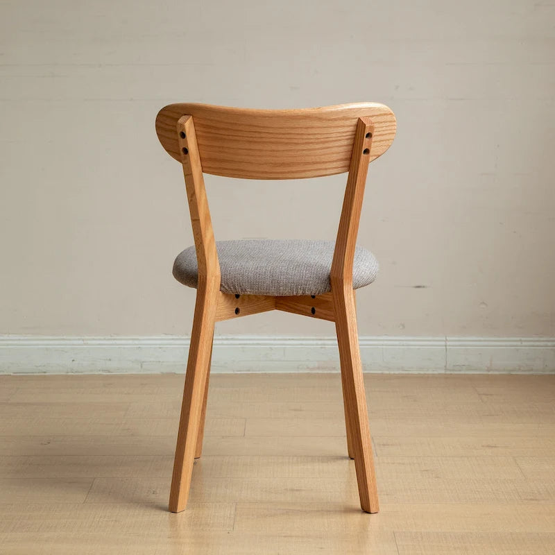 (Lot de 4) Chaises de salle à manger en bois de chêne massif de catégorie FAS, fabriquées en Amérique du Nord, 100 % sans impuretés