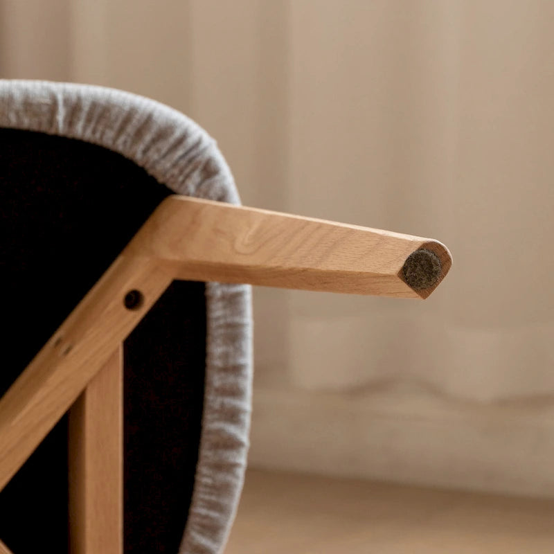 (Lot de 4) Chaises de salle à manger en bois de chêne massif de catégorie FAS, fabriquées en Amérique du Nord, 100 % sans impuretés