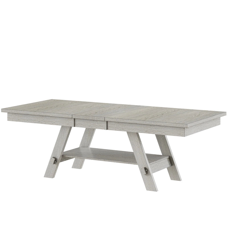 Ensemble de salle à manger 6/8 pièces avec banc, table à manger extensible rectangulaire en bois massif et 4 chaises de salle à manger en bois massif