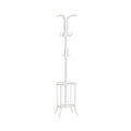 Porte-manteau sur pied moderne avec cadre en métal et porte-parapluie pour la maison et le bureau - 39,9 P x 39,9 L x 175 H cm