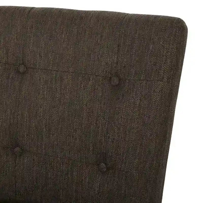 Tabourets de comptoir Rossburg en tissu et en bois d'hévéa de 66 cm (ensemble de 2) par Christopher Knight Home