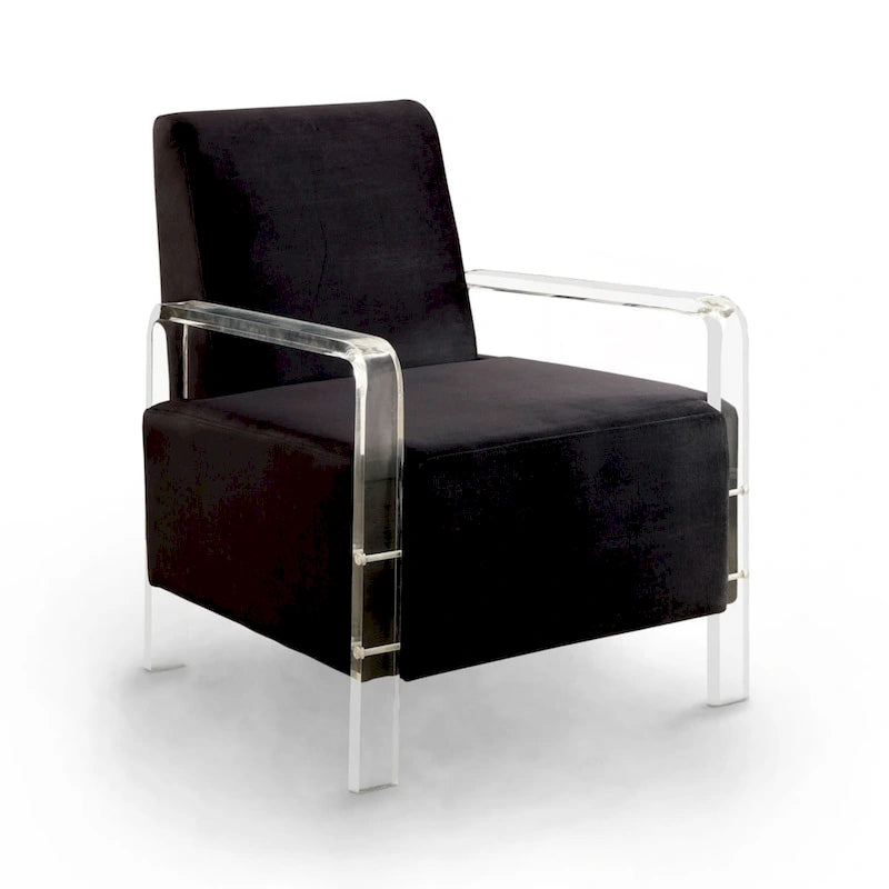 Fauteuil d'appoint rembourré en flanelle contemporain Automne par Furniture of America