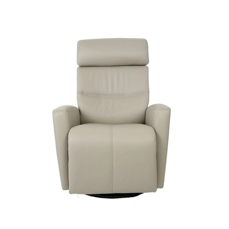 Fauteuil inclinable Milan en cuir avec balancelle