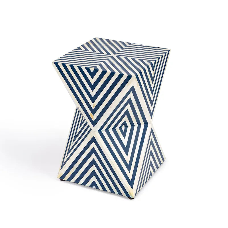 Table d'appoint à incrustation osseuse Anais Butler