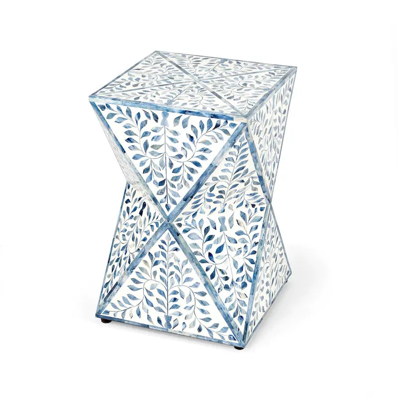 Table d'appoint à incrustation osseuse Anais Butler