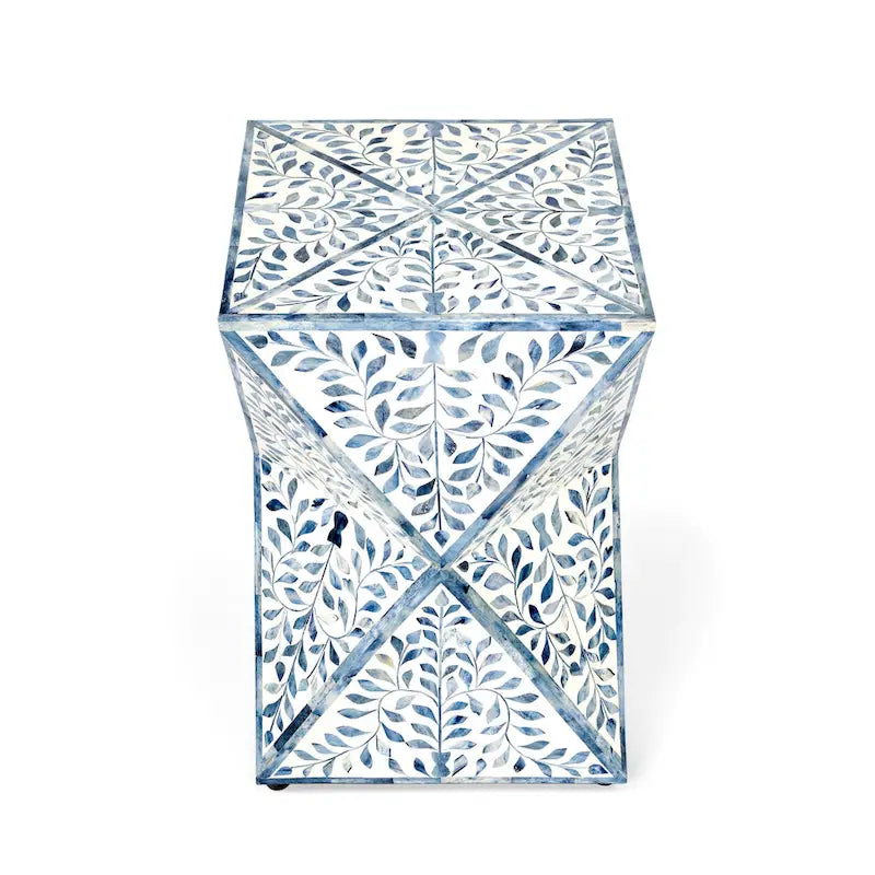 Table d'appoint à incrustation osseuse Anais Butler