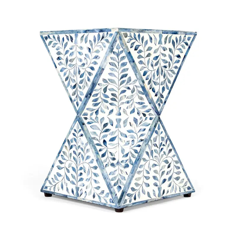 Table d'appoint à incrustation osseuse Anais Butler