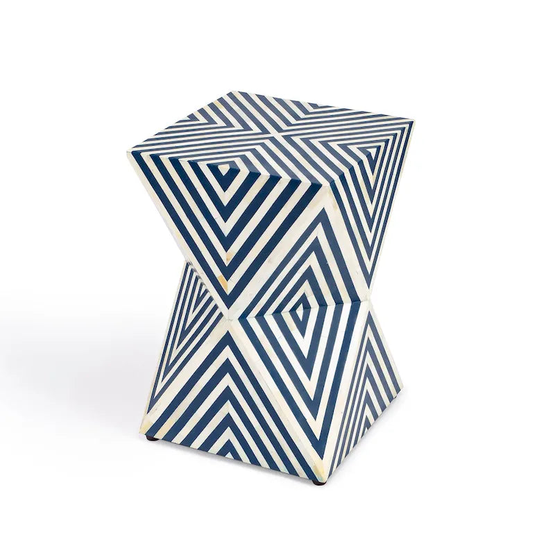 Table d'appoint à incrustation osseuse Anais Butler