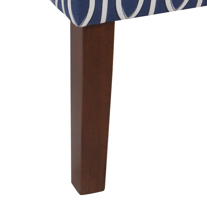 Fauteuil d'appoint Cammy Blue Trellis Swoop