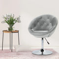 Fauteuil d'appoint pivotant, chaise de coiffeuse moderne, hauteur réglable, chaise de salon.