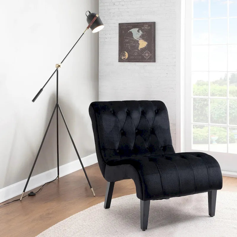 Fauteuil lounge rembourré sans accoudoirs
