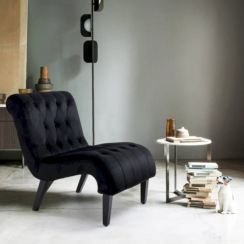 Fauteuil lounge rembourré sans accoudoirs