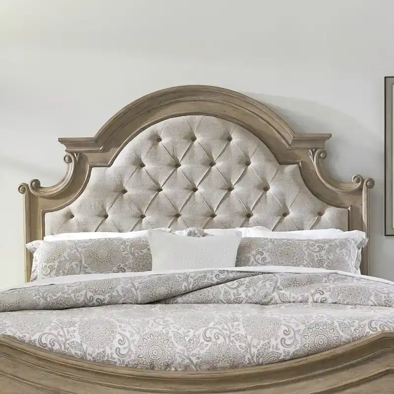 Tête de lit capitonnée Magnolia Manor Queen - 2 options de finition