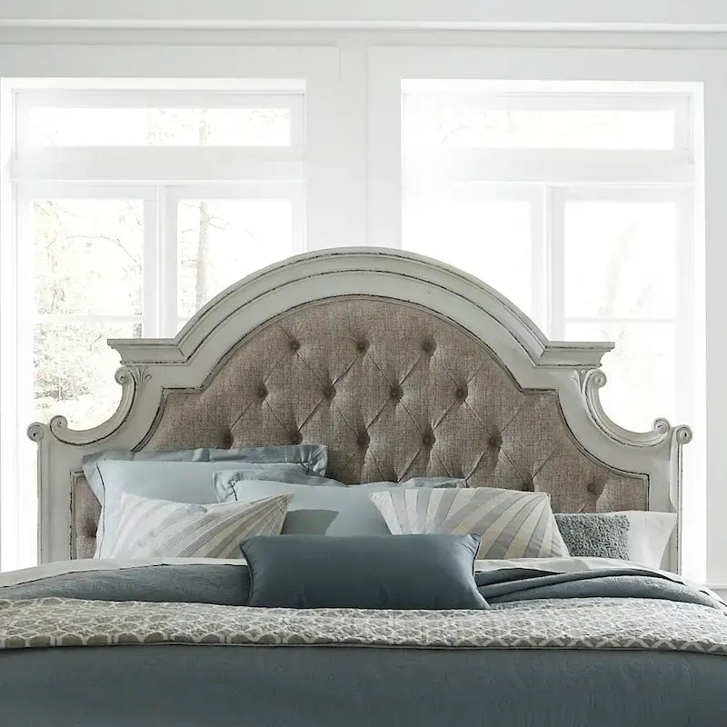 Tête de lit capitonnée Magnolia Manor Queen - 2 options de finition