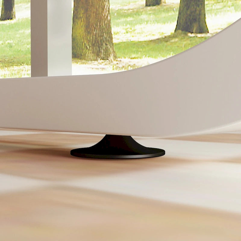 Bureau d'ordinateur d'angle en L de 55 pouces avec rangement