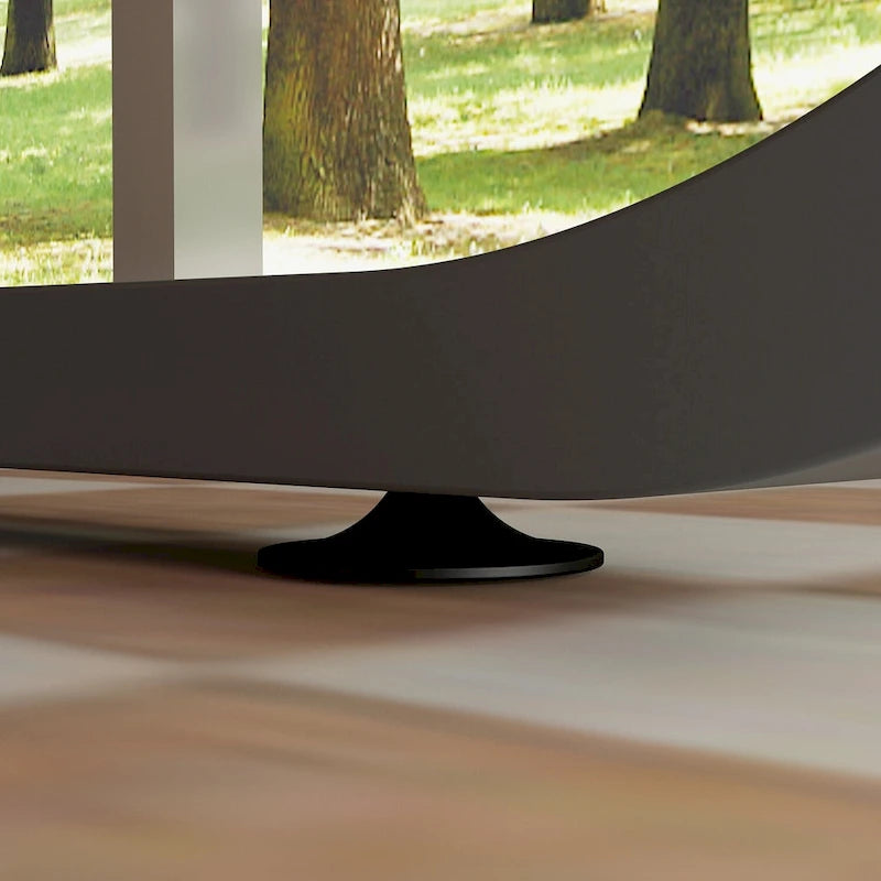 Bureau d'ordinateur d'angle en L de 55 pouces avec rangement