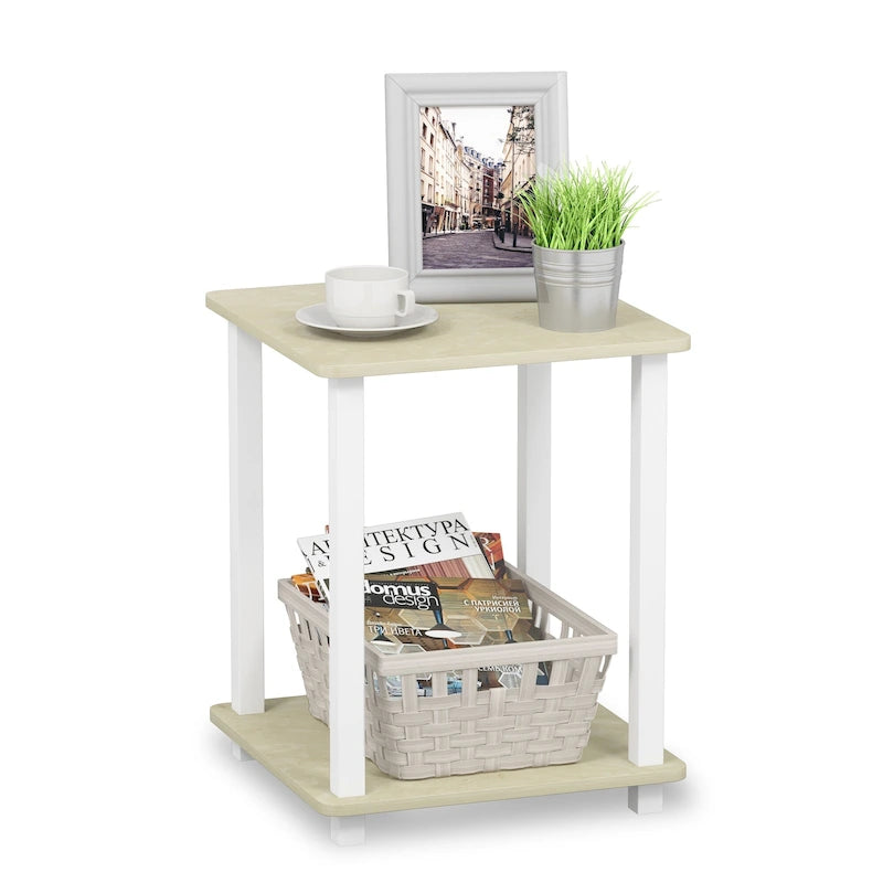 Tables d'appoint carrées simplistes Rutherford (lot de 2)