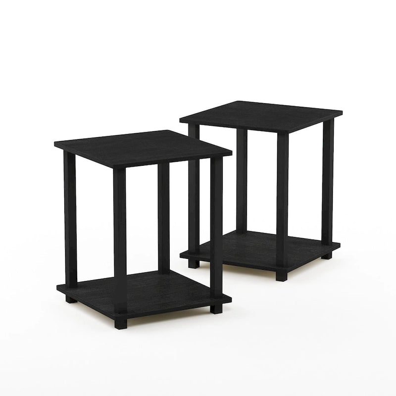Tables d'appoint carrées simplistes Rutherford (lot de 2)