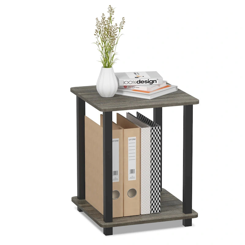 Tables d'appoint carrées simplistes Rutherford (lot de 2)