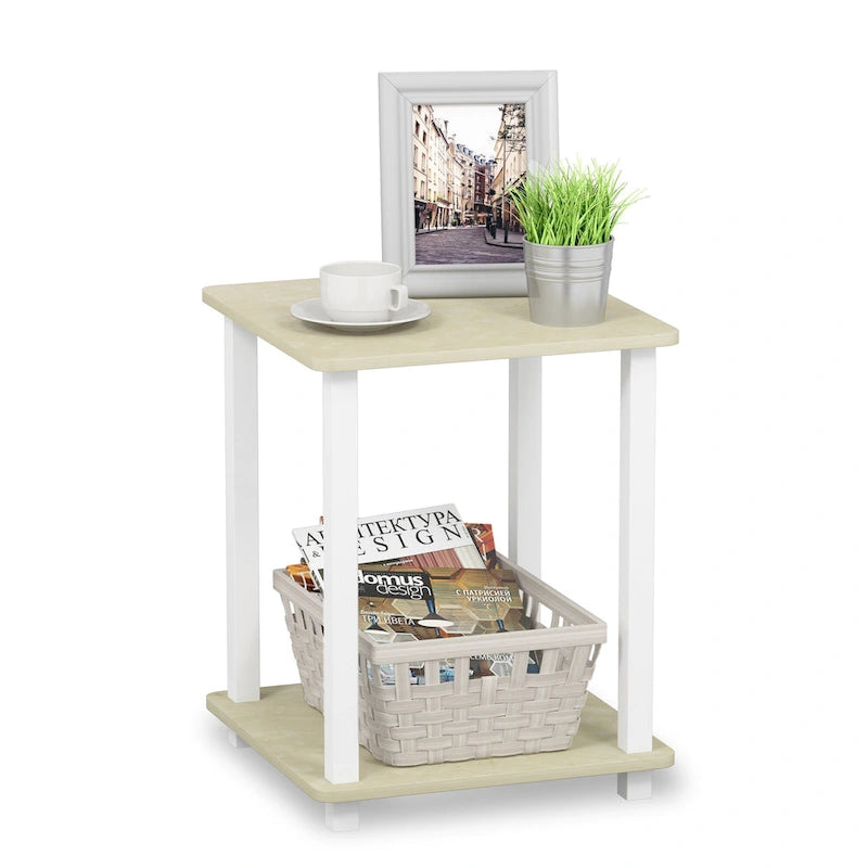 Tables d'appoint carrées simplistes Rutherford (lot de 2)