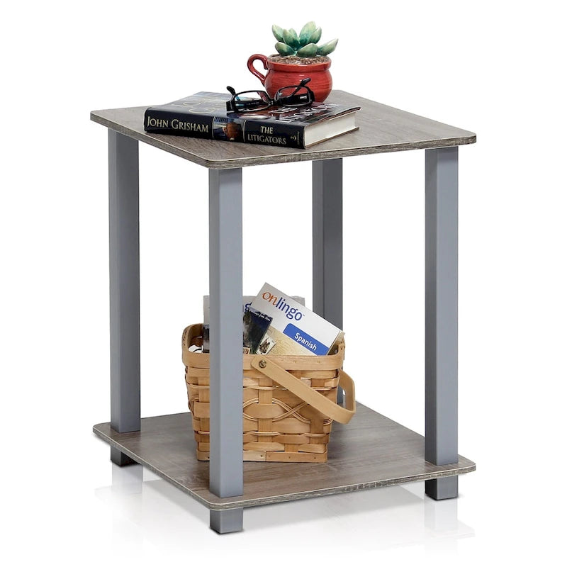 Tables d'appoint carrées simplistes Rutherford (lot de 2)