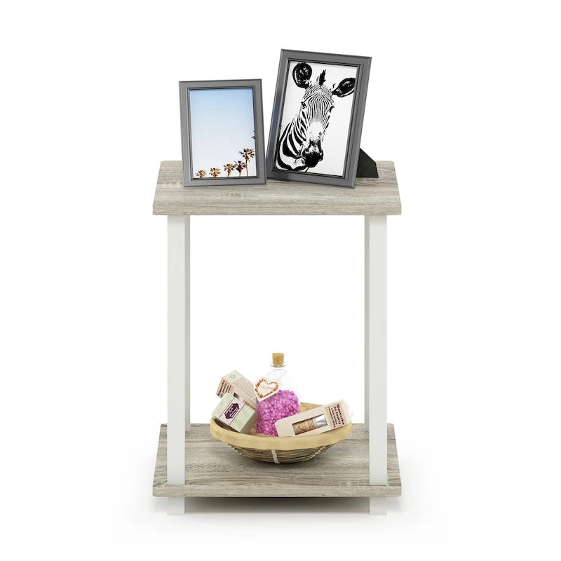 Tables d'appoint carrées simplistes Rutherford (lot de 2)