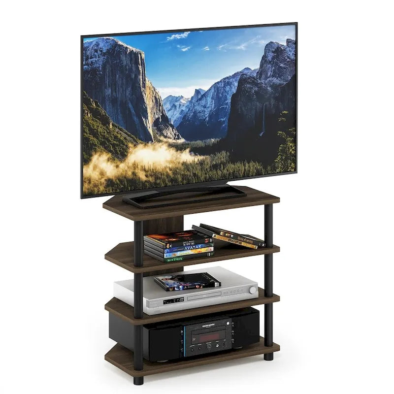 Meuble TV compact à 4 niveaux et montage facile