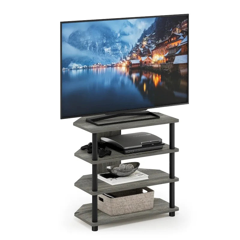 Meuble TV compact à 4 niveaux et montage facile