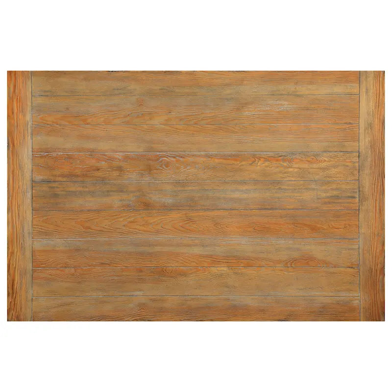 Table basse rustique à balustre de 60 pouces