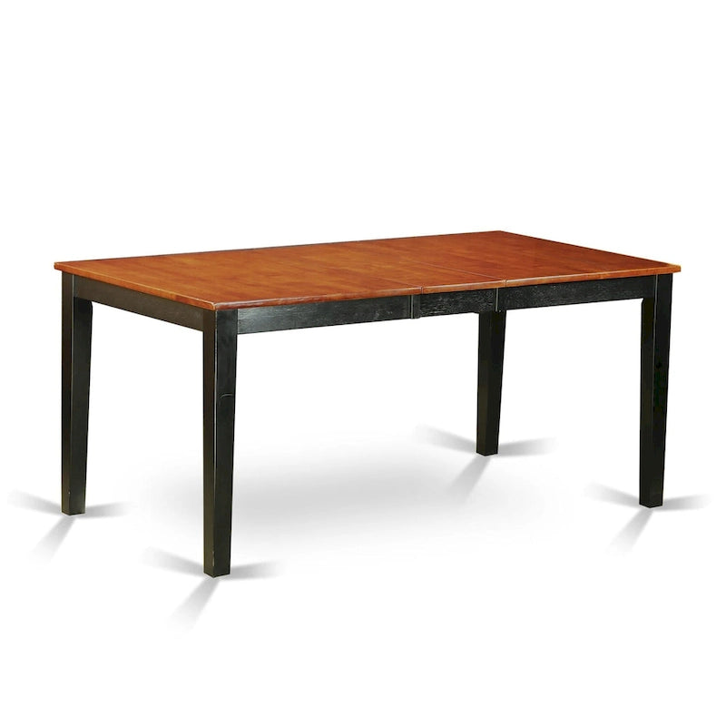 Ensemble de salle à manger East West Furniture composé d'une table à manger rectangulaire avec rallonge papillon et de chaises de salle à manger (options de pièces)