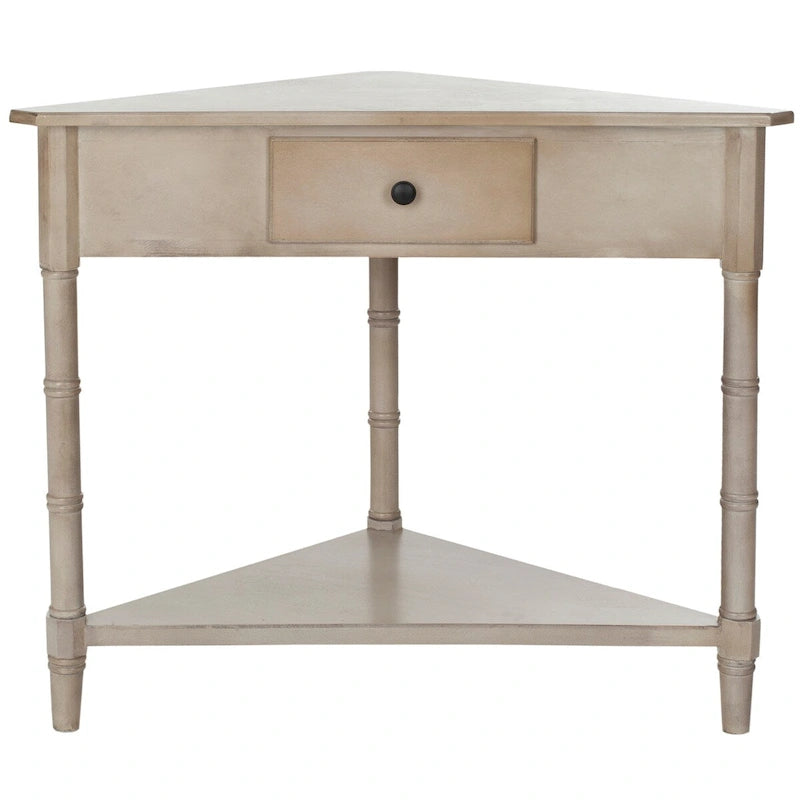 Table de coin Calla grise - 33.9 x 17.3 x 28 - 34La x 17P x 28H