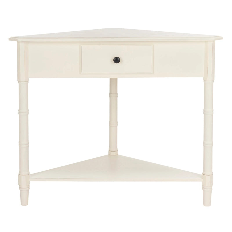 Table de coin Calla grise - 33.9 x 17.3 x 28 - 34La x 17P x 28H