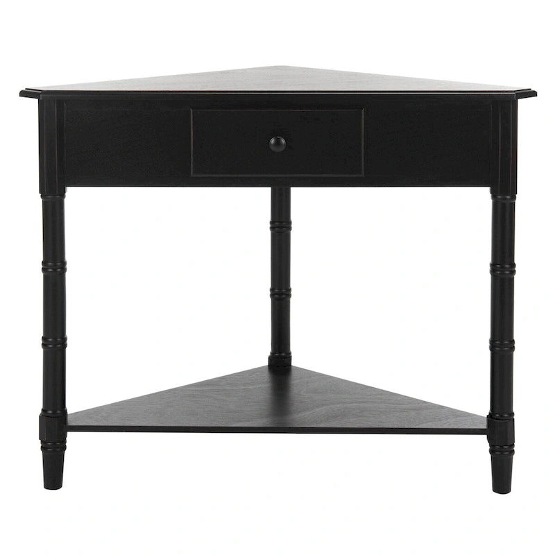 Table de coin Calla grise - 33.9 x 17.3 x 28 - 34La x 17P x 28H