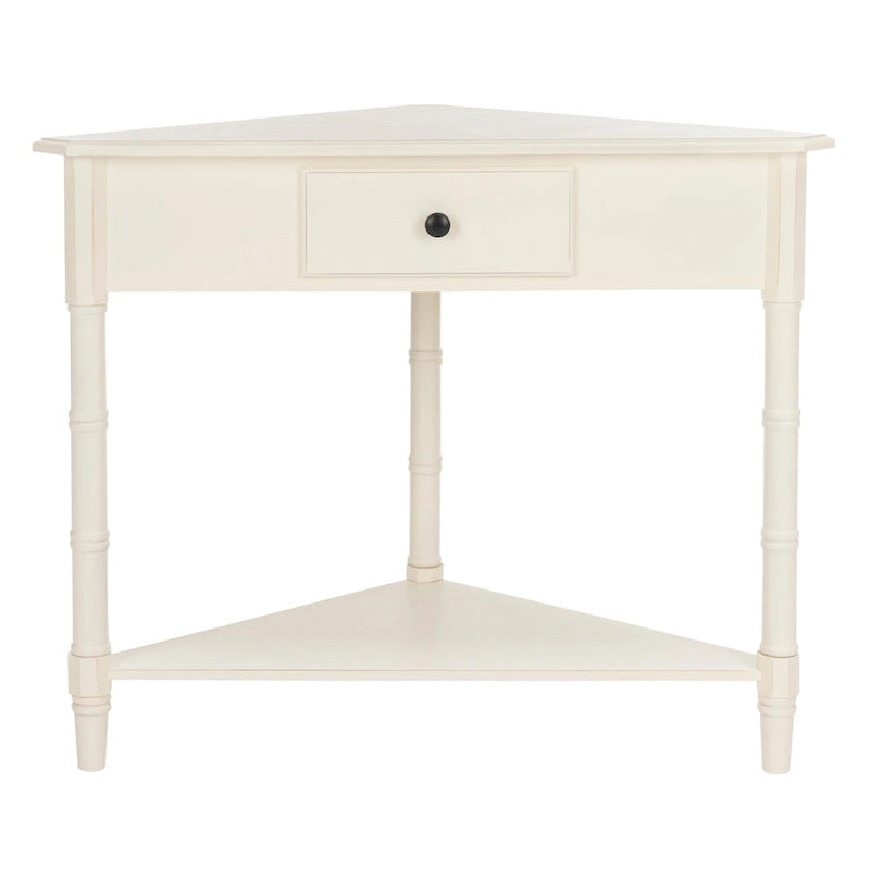 Table de coin Calla grise - 33.9 x 17.3 x 28 - 34La x 17P x 28H