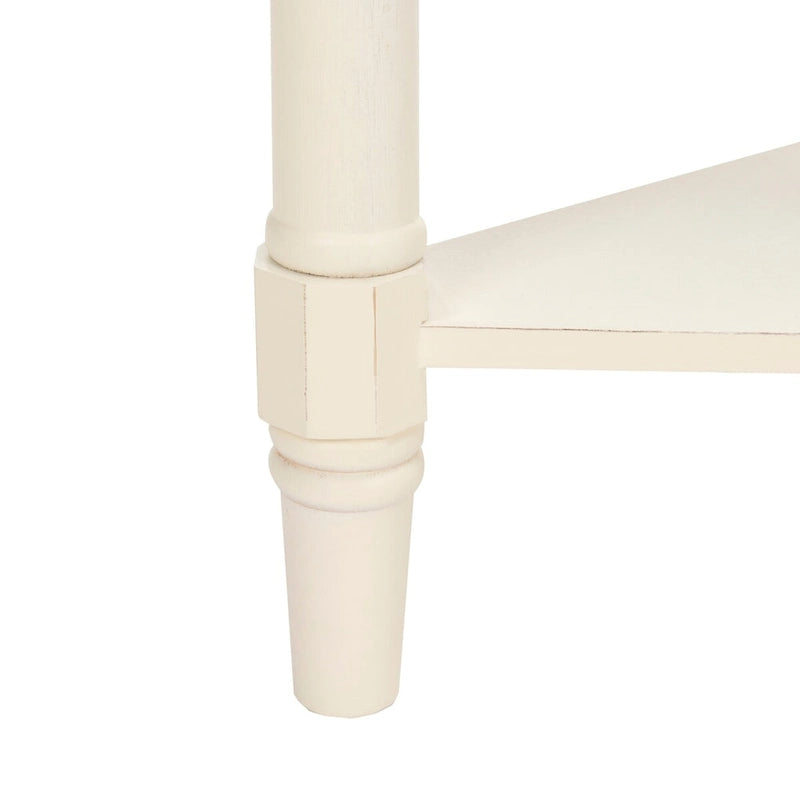 Table de coin Calla grise - 33.9 x 17.3 x 28 - 34La x 17P x 28H