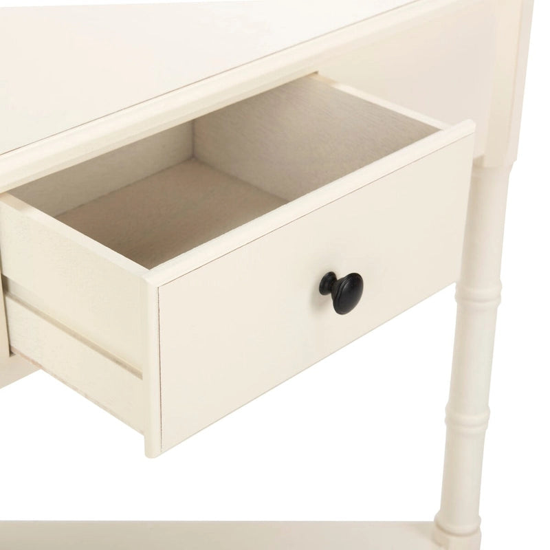 Table de coin Calla grise - 33.9 x 17.3 x 28 - 34La x 17P x 28H
