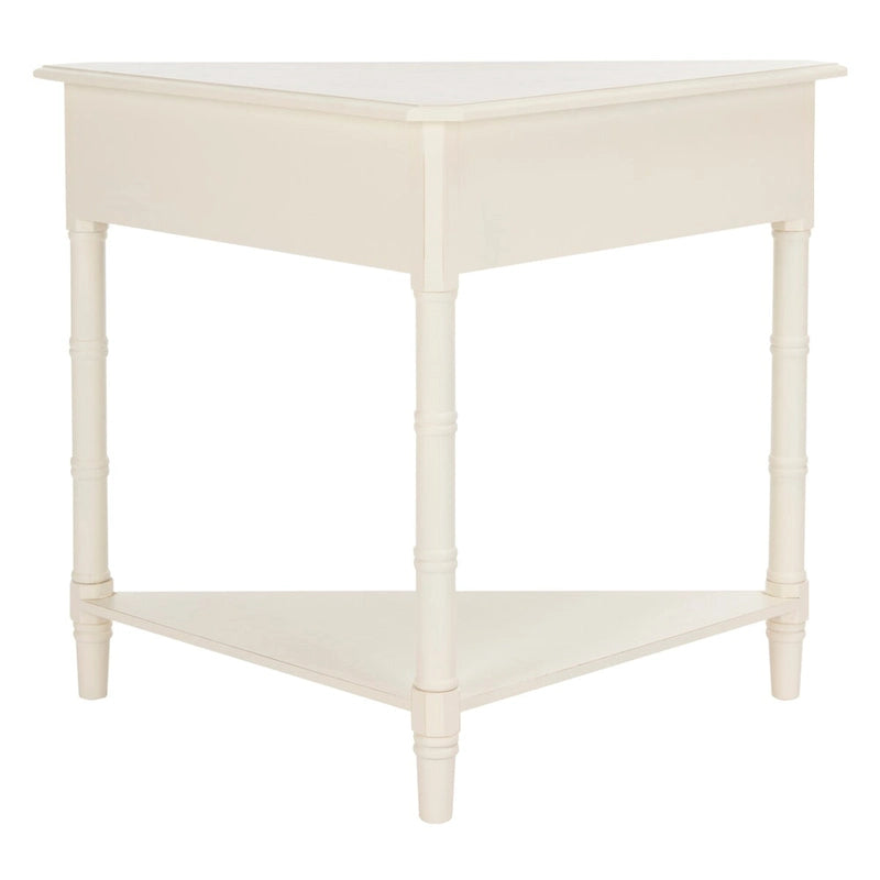 Table de coin Calla grise - 33.9 x 17.3 x 28 - 34La x 17P x 28H