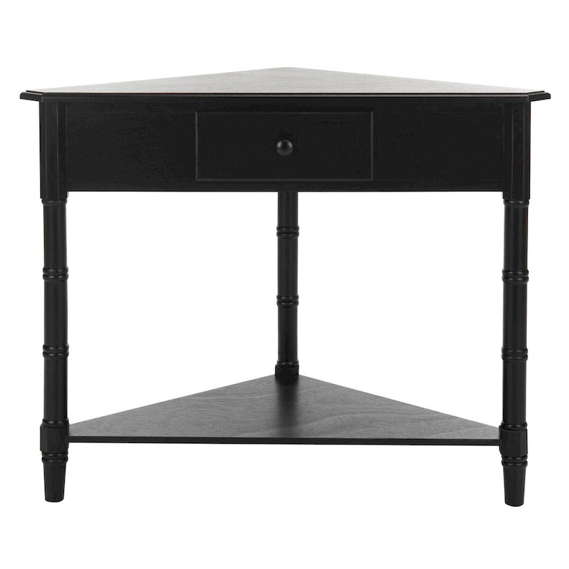Table de coin Calla grise - 33.9 x 17.3 x 28 - 34La x 17P x 28H