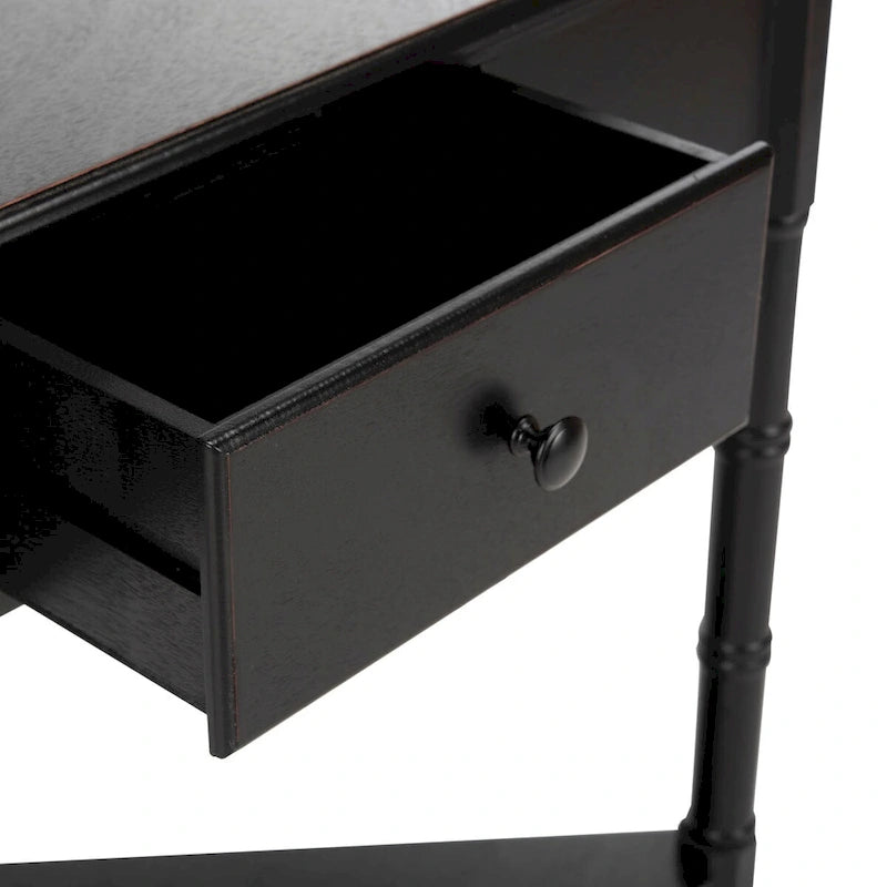 Table de coin Calla grise - 33.9 x 17.3 x 28 - 34La x 17P x 28H