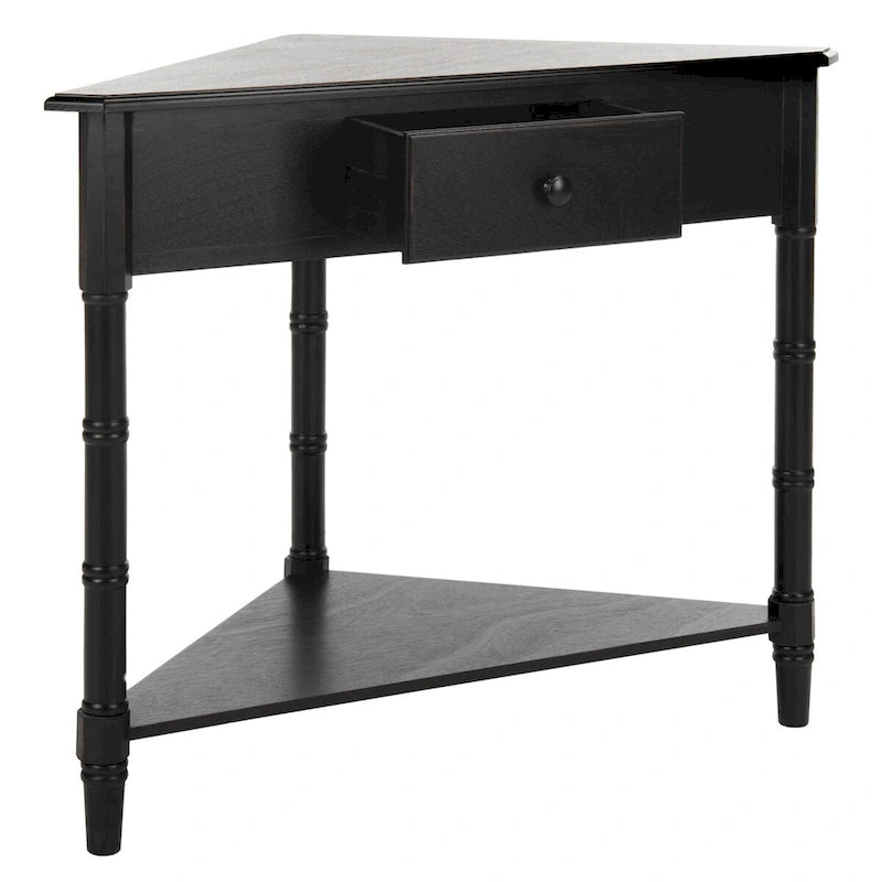 Table de coin Calla grise - 33.9 x 17.3 x 28 - 34La x 17P x 28H