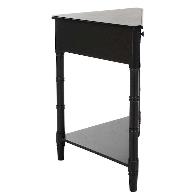 Table de coin Calla grise - 33.9 x 17.3 x 28 - 34La x 17P x 28H