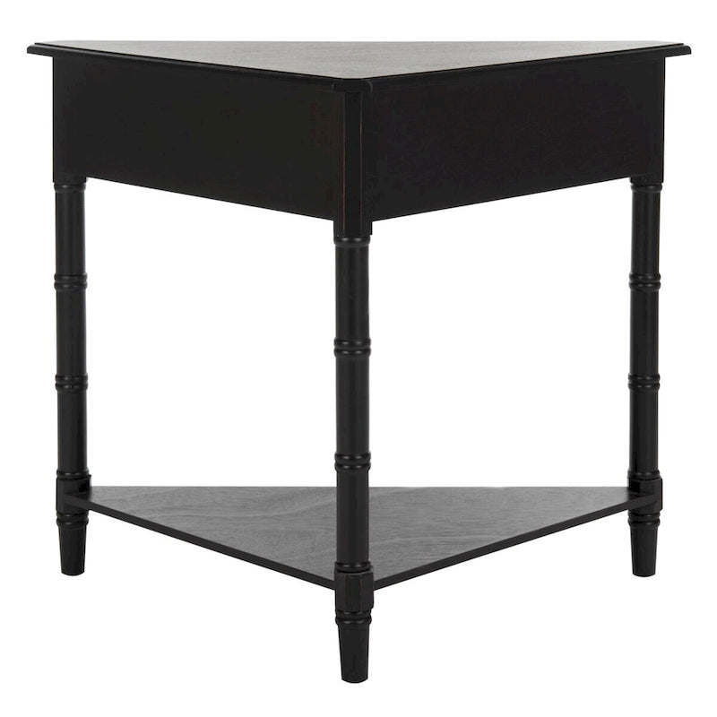 Table de coin Calla grise - 33.9 x 17.3 x 28 - 34La x 17P x 28H