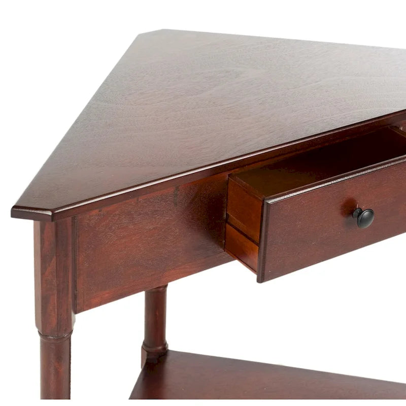 Table de coin Calla grise - 33.9 x 17.3 x 28 - 34La x 17P x 28H