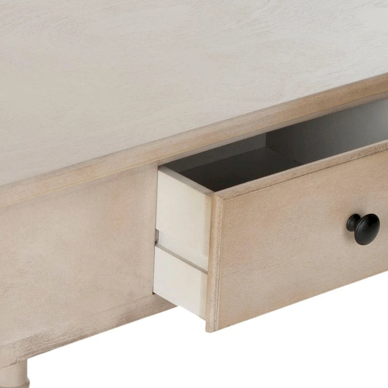 Table de coin Calla grise - 33.9 x 17.3 x 28 - 34La x 17P x 28H