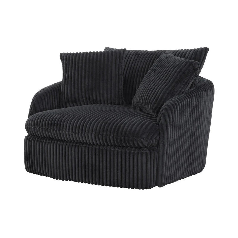 Fauteuil de relaxation pivotant sur 360° et surdimensionné
