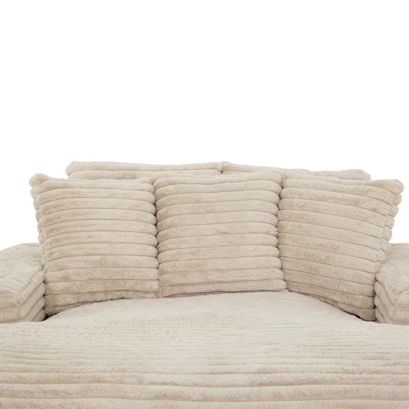 Chaise longue spacieuse avec porte-gobelet et ports USB