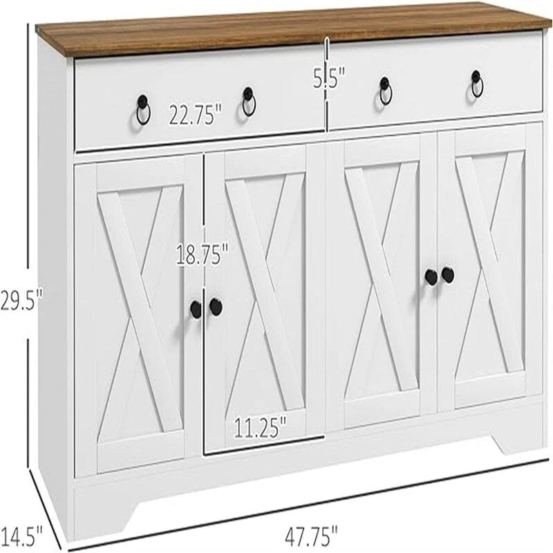 Buffet — 36,83 P x 121,29 L x 74,93 H cm