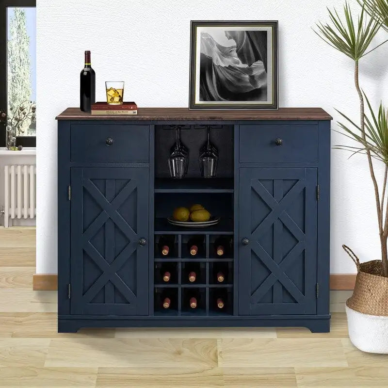 Meuble de bar à vin X-Door moderne et contemporain
