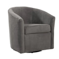 Fauteuil pivotant Odessa Barrel Style en tissu haute performance